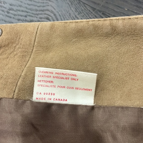 Stunning Camel Leather Jacket - Picture 3 of 3